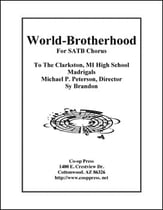 World Brotherhood (A Cappella) SATB choral sheet music cover